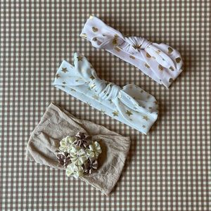 Set of 3 newborn headbands